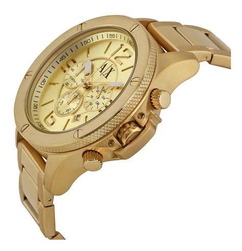 reloj armani dorado